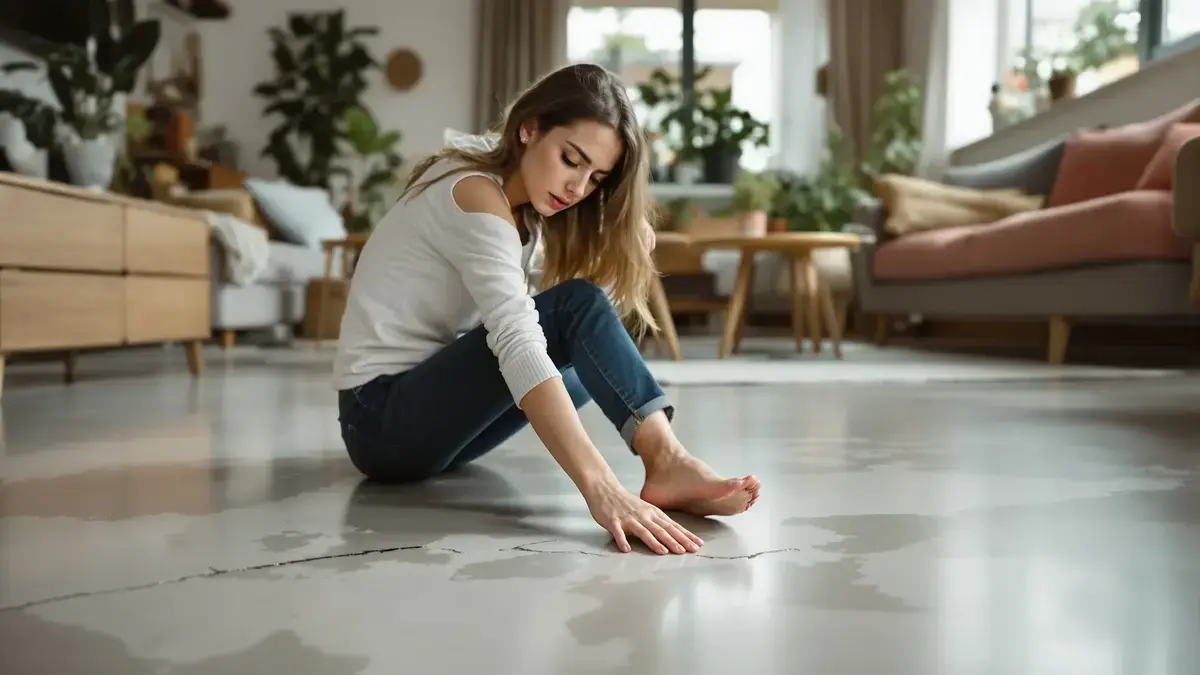 Gepolijst beton, een achterhaalde trend die in 2026 vervangen moet worden, kan je een essentiële woontrend laten missen.