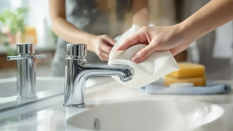 Deze in elke keuken aanwezige keukenrol is handig om kalkaanslag door het hele huis te verwijderen