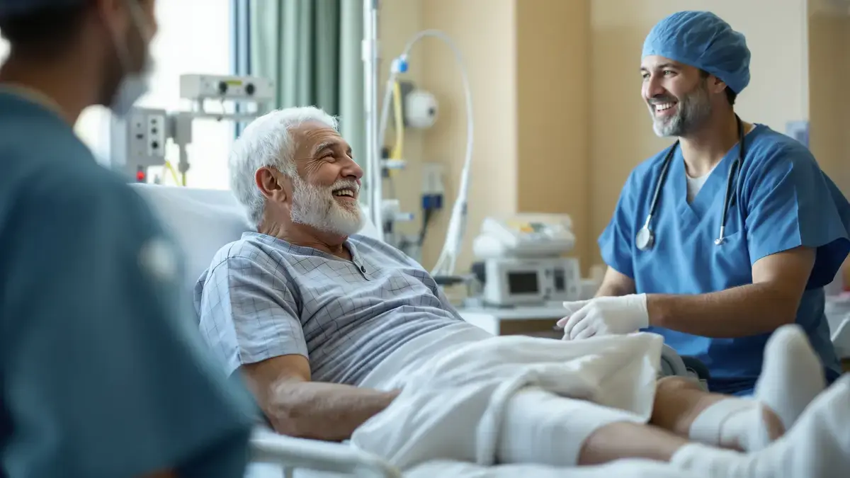 Deze patiënt, aanvankelijk onoperabel, heeft baat gehad bij een innovatieve oplossing voorgesteld door de chirurgen