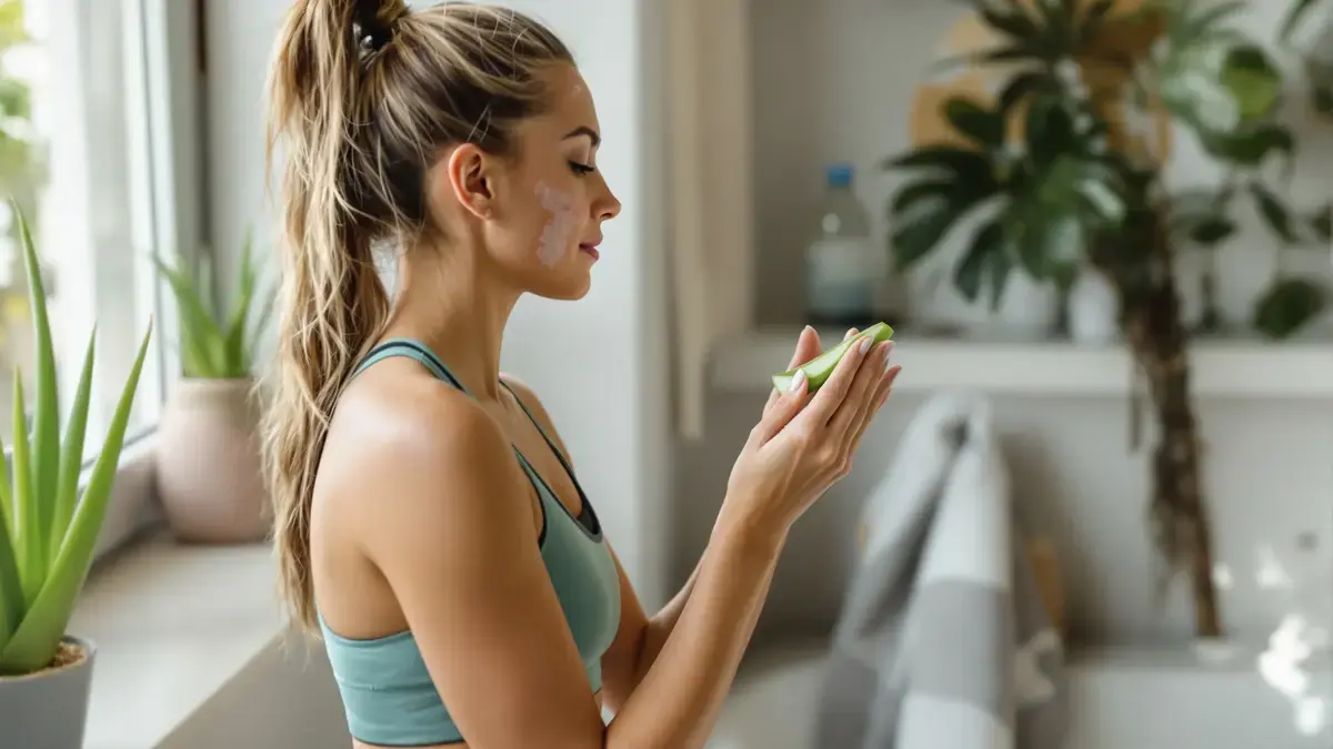 Het verrassende effect van een enkel blad van deze plant op de huid na het sporten dat veel mensen negeren