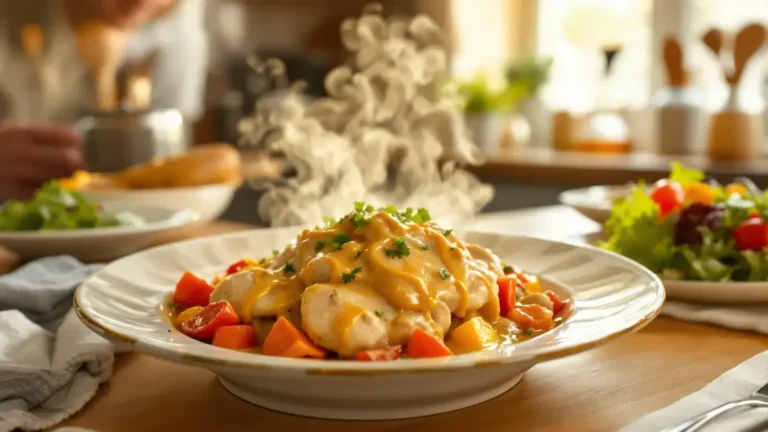 Een romig kipgerecht met mosterd voor een geslaagde huisgemaakte lunch