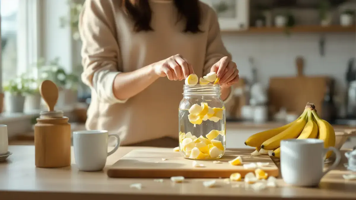 Een zelfgemaakte meststof om deze week te maken met slechts twee keukeningrediënten