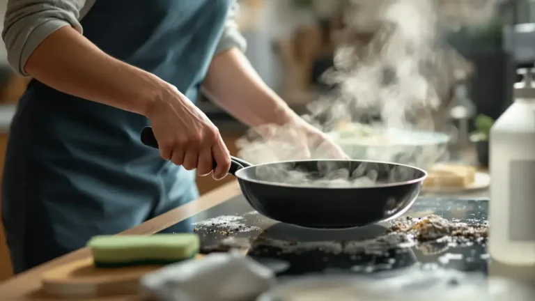 Aangebrande pan een eenvoudige methode met 2 alledaagse producten die chef-koks onderschatten