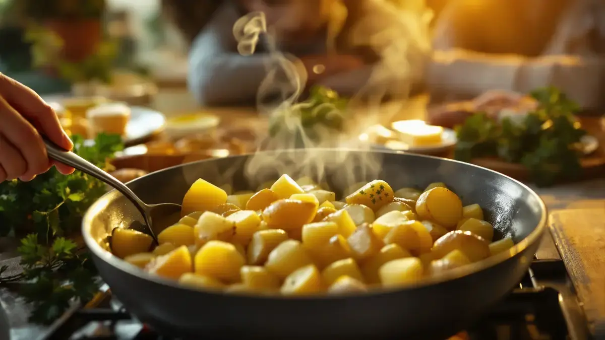 Voeg het toe aan aardappelen tijdens het koken om ze nog smaakvoller en smeuïger te maken zonder extra moeite