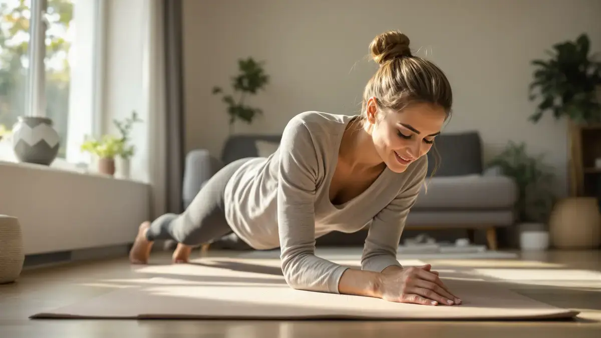 De beste oefeningen op de mat om in 20 minuten resultaten te behalen zonder stress en zonder sportschool