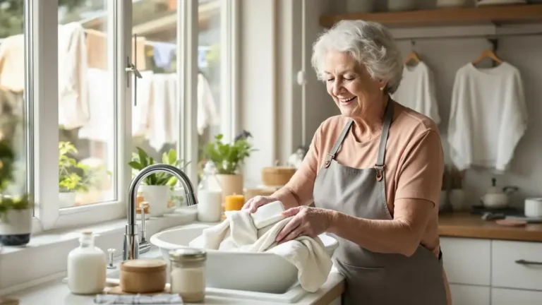 Deze grootmoeders tip maakt zeer vuile theedoeken in een mum van tijd weer schoon