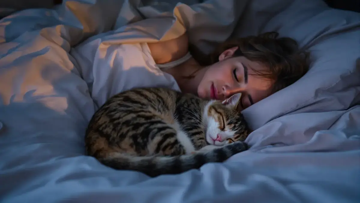 Deskundigen zijn het eens: wanneer uw kat ervoor kiest om op u te slapen, is dat niet alleen voor de warmte maar kan het wijzen op een diepgaande behoefte aan affectie