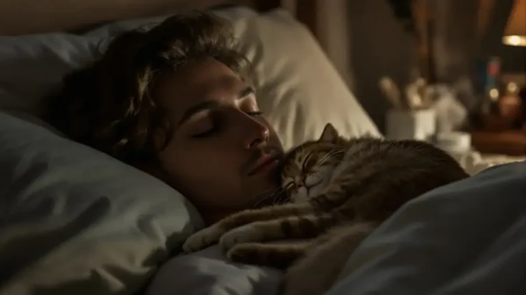Deze specifieke reden verklaart waarom uw kat er de voorkeur aan geeft om ’s nachts op u te slapen