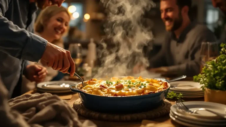 Parmentier van kip met chorizo