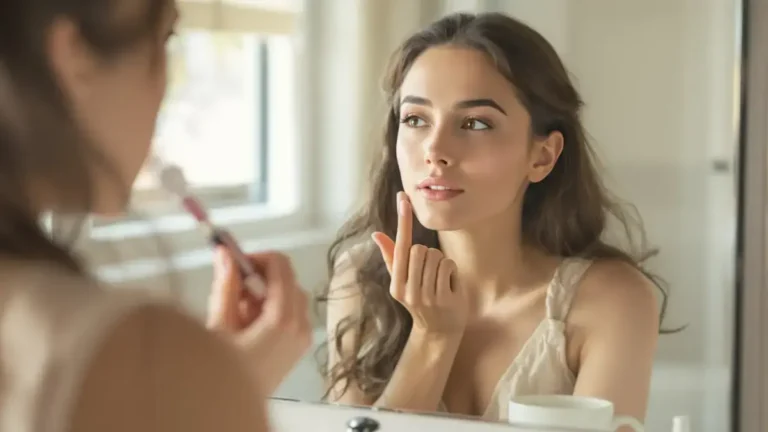 Minimalistische make-up een eenvoudige routine om er goed uit te zien zelfs als je weinig tijd hebt
