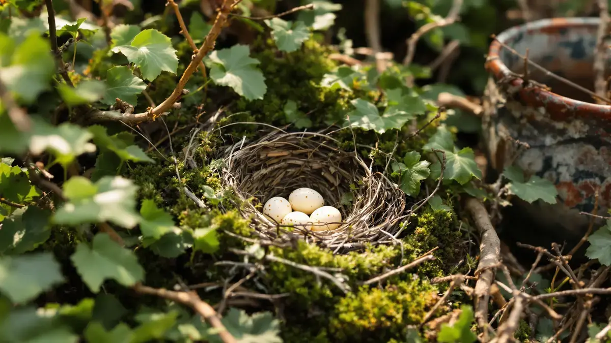 Leer een roodborstnest en eieren herkennen om deze vogels beter in uw tuin te waarderen