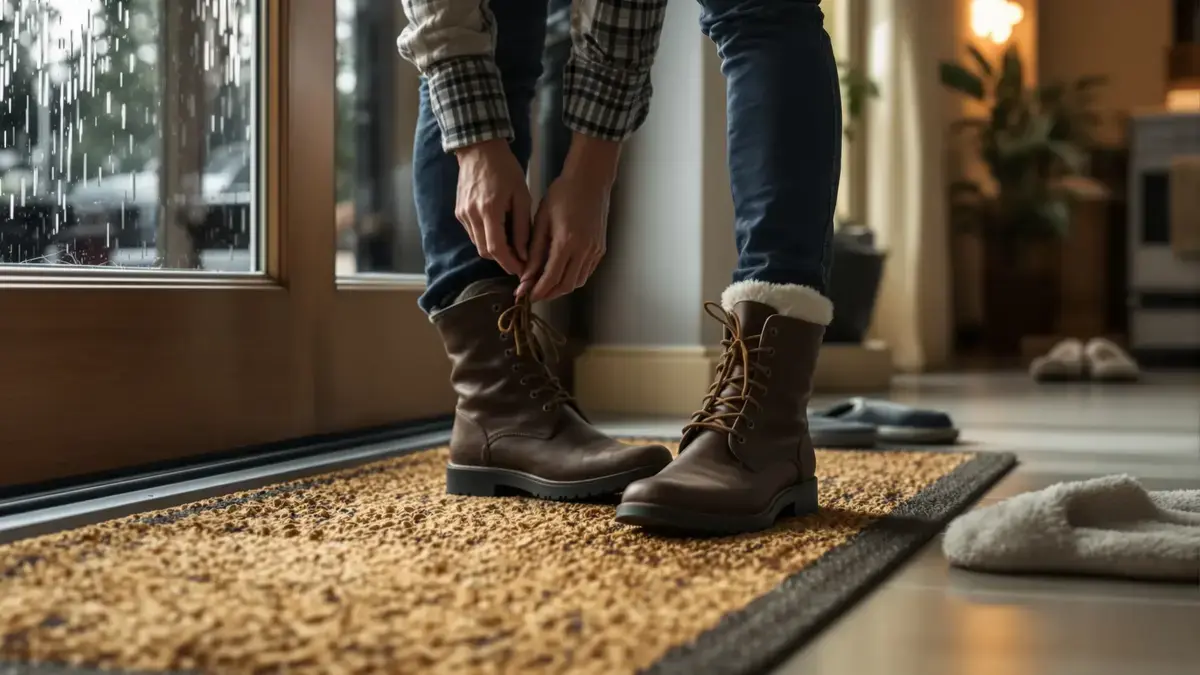 Schoenen uitdoen bij de ingang een teken van je mentaliteit