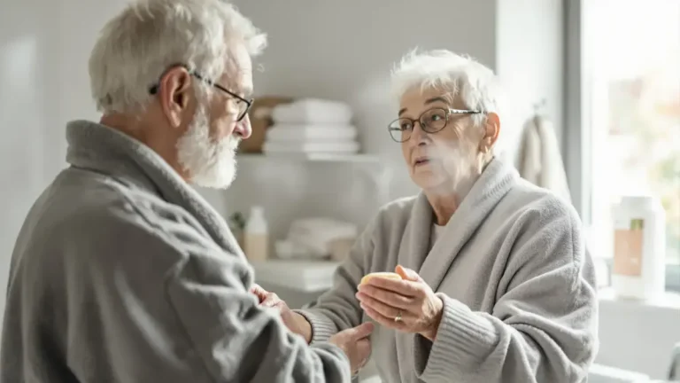 Steeds meer senioren laten een hygiëneproduct onder de douche achterwege en negeren de gevolgen voor hun huid