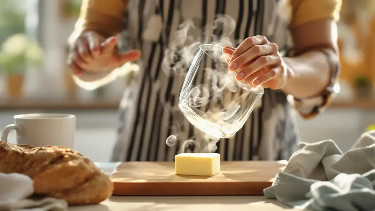 Deze vaak over het hoofd geziene tip maakt boter binnen enkele seconden zacht