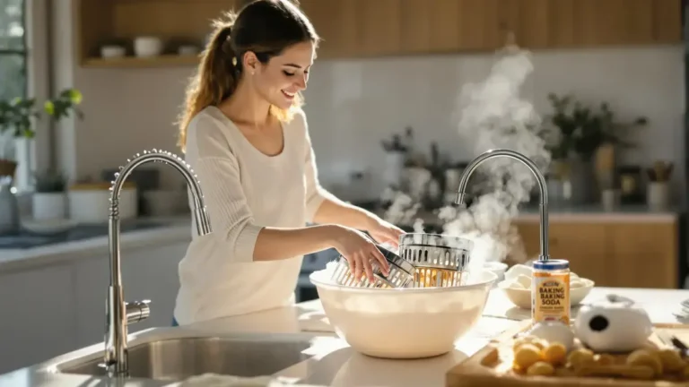 Ik heb de truc met zuiveringszout getest om mijn airfryermandjes schoon te maken en het werkt echt