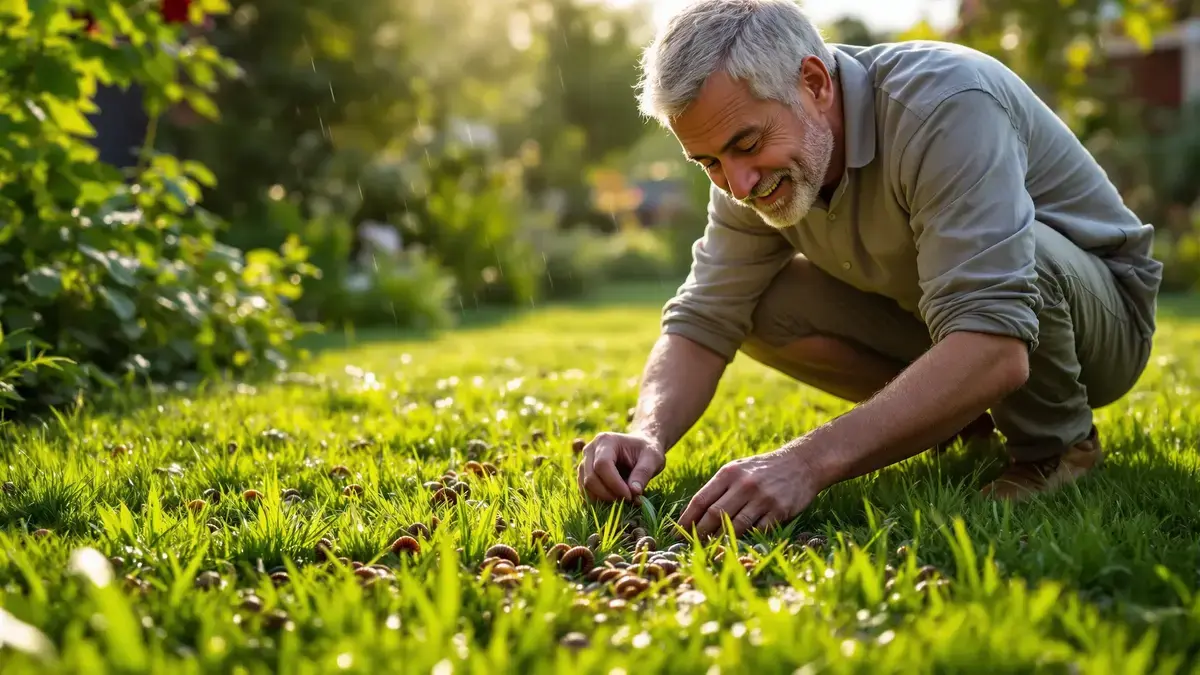 Als uw tuin bedekt is, geniet ervan: dat betekent dat uw bodem gezond is