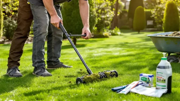 Neem deze eenvoudige stappen om voor de lente het mos op uw gazon te verminderen