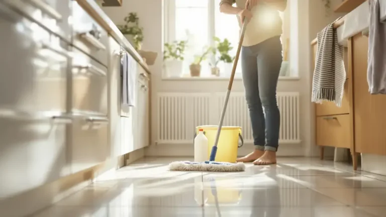 Voeg dit ingrediënt toe aan uw schoonmaakwater om uw vloeren langer schoon te houden