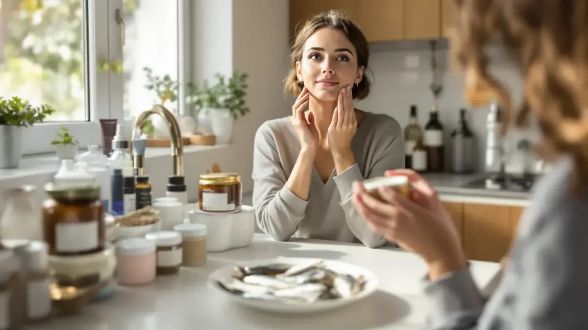Waarschuwing aan huidverzorgingsliefhebbers wie crèmes verkiest loopt mogelijk de voordelen van sardines mis volgens voedingsexperts