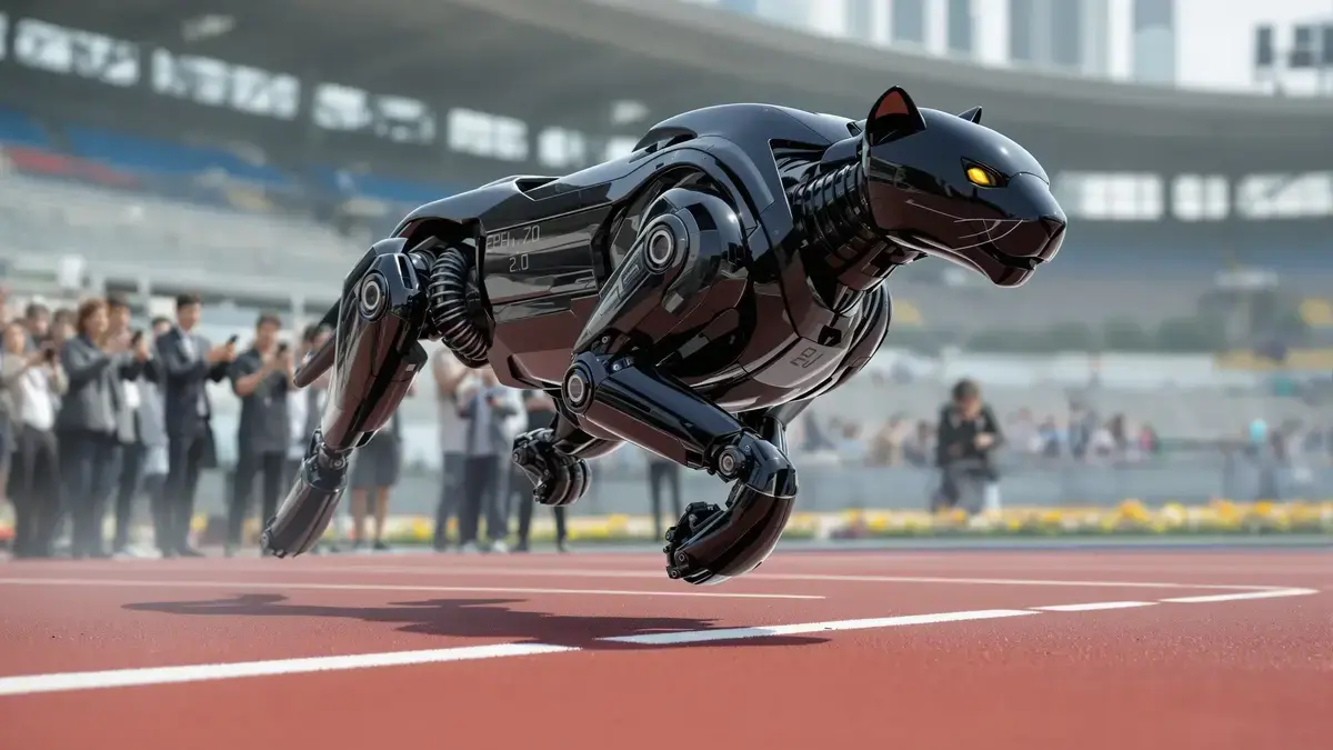 Een Chinese robot hond levert onverwachte prestatie door 100 meter in minder dan 10 seconden te rennen en overtreft de gebruikelijke verwachtingen