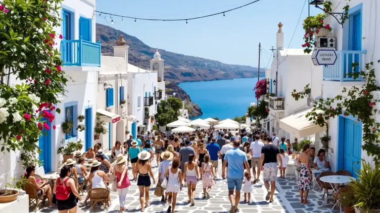 Griekenland verwelkomde 38 miljoen bezoekers in 2025 en vestigde daarmee een nieuw toeristisch record