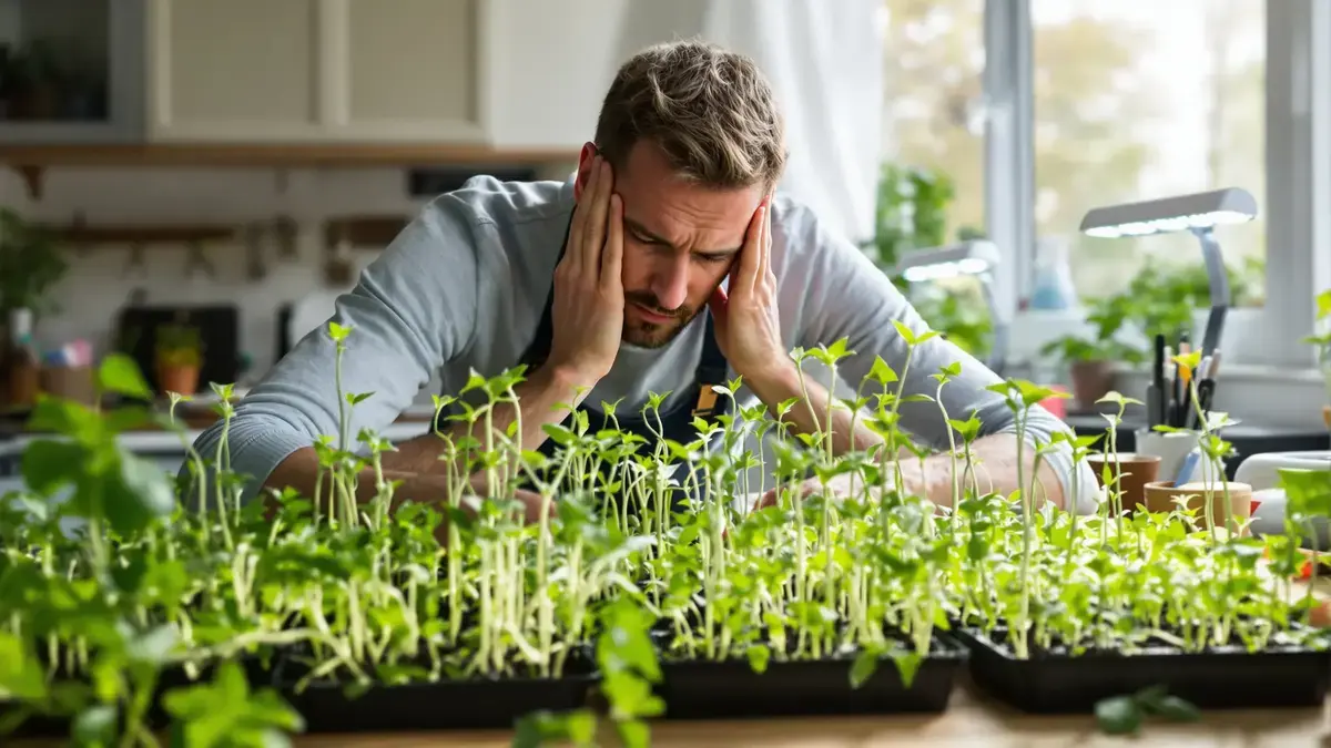 Waarschuwing voor hobbytuiniers wie de zaai-afstand negeert riskeert slappe plantjes en een teleurstellende oogst volgens experts