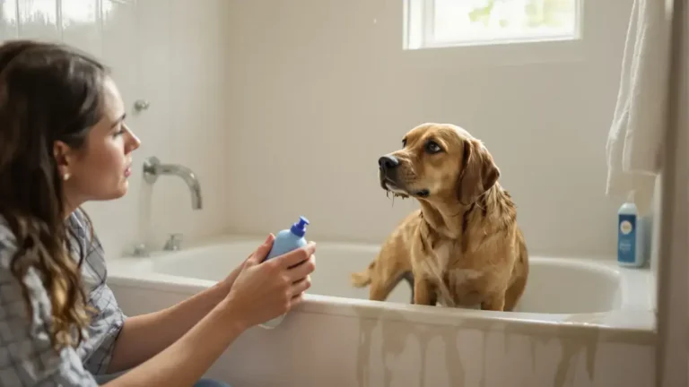 Deskundigen zijn het erover eens: een hond wassen met afwasmiddel of mensenshampoo is niet zonder risico, dit kan zijn huid schaden en zijn evenwicht verstoren