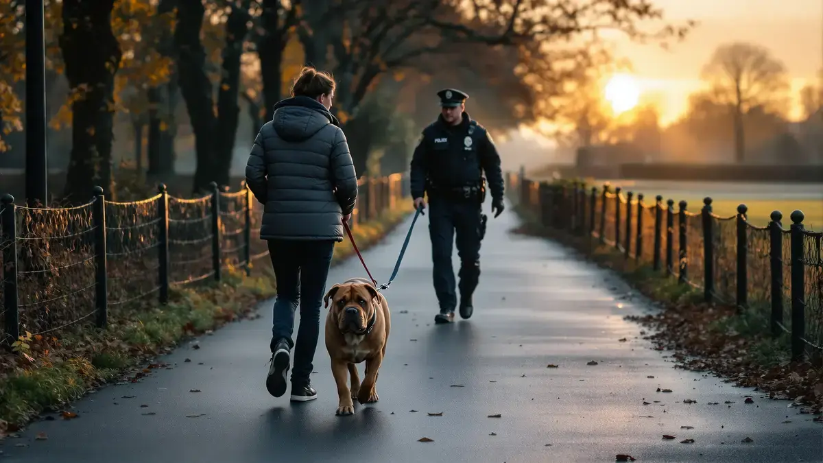 Een onverwachte controle onthult dat een hond zonder muilkorf je tot 150 euro kan kosten