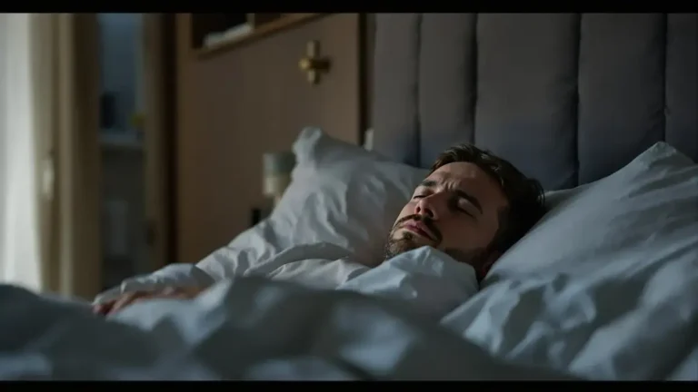 Het plaatsen van het hoofdeinde van het bed tegen deze muur van de slaapkamer schaadt het comfort en de slaap een fout die velen negeren