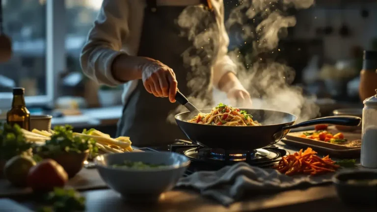 Deze kom noedels met wintergroenten is in 15 minuten klaar en doet niet onder voor Aziatische restaurantgerechten