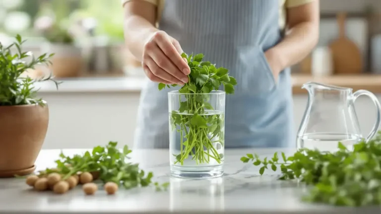 Deze eenvoudige handeling helpt je kruiden langer vers en groen te houden zonder extra moeite