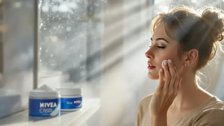 Nivea een goede hoeveelheid blauwe crème aanbrengen in de ochtend en avond verlengt de levensduur van het potje