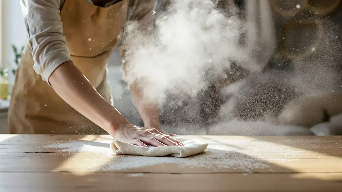 Deze schoonmaakgewoonte, nog steeds door 90 procent van de Nederlanders gedaan, maakt het stofprobleem erger zonder dat ze het beseffen