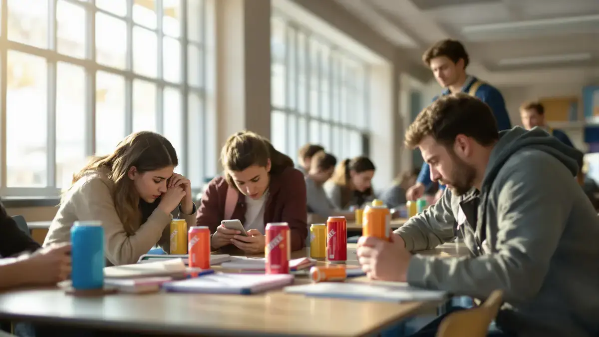 Deskundigen zijn het erover eens: het drinken van suikerhoudende dranken verbetert het welzijn van jongeren niet, maar bevordert juist angst en mentale kwetsbaarheid