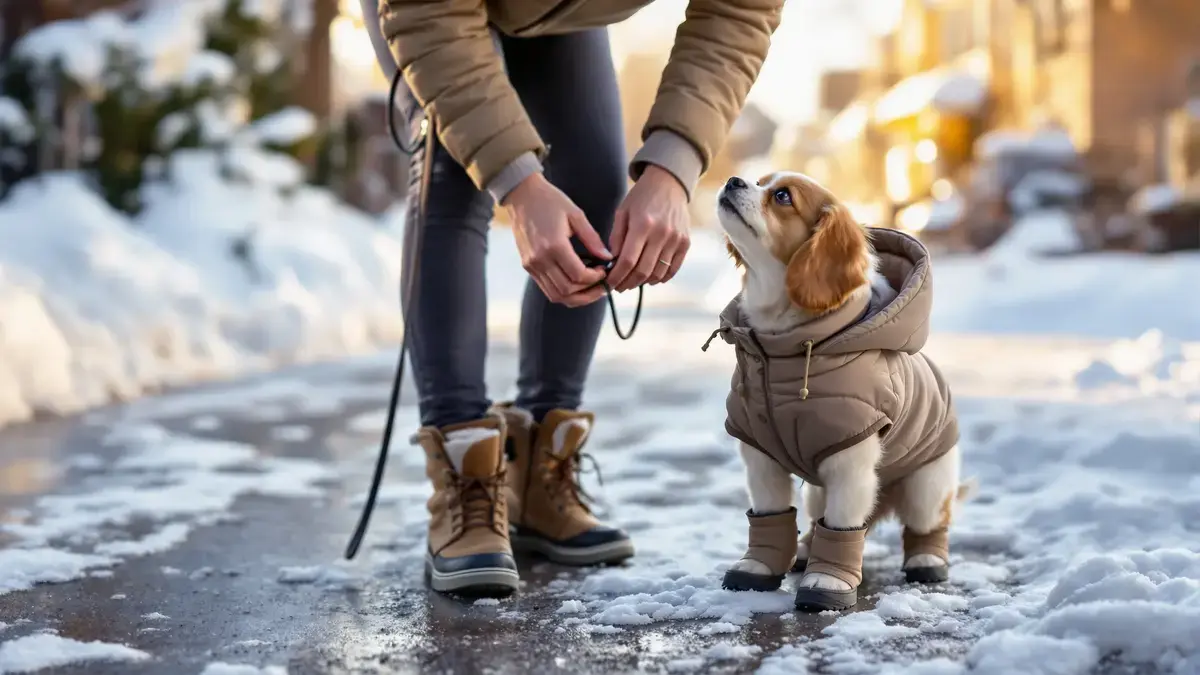 Bij temperaturen onder nul beschermen deze eenvoudige tips uw hond effectief