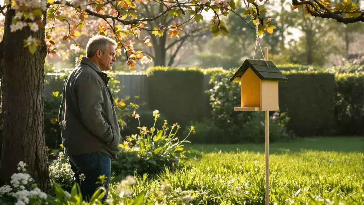 Waarschuwing voor tuiniers: wie de locatie van zijn nestkast negeert, loopt het risico deze lente een leeg nestkastje te hebben en waardevolle bezoekers mis te lopen, volgens experts