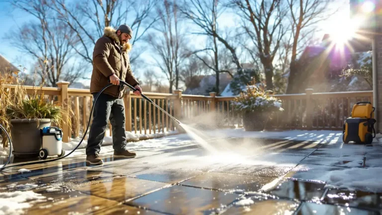 Deze wintergewoonte met uw terras ruïneert uw buitenreinigingsapparaat zonder dat u het beseft